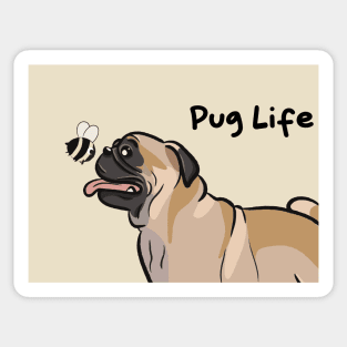 I didn't choose the pug life Sticker